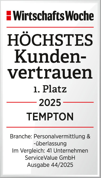 Wirtschaftswoche: Höchstes Kundenvertrauen 2025